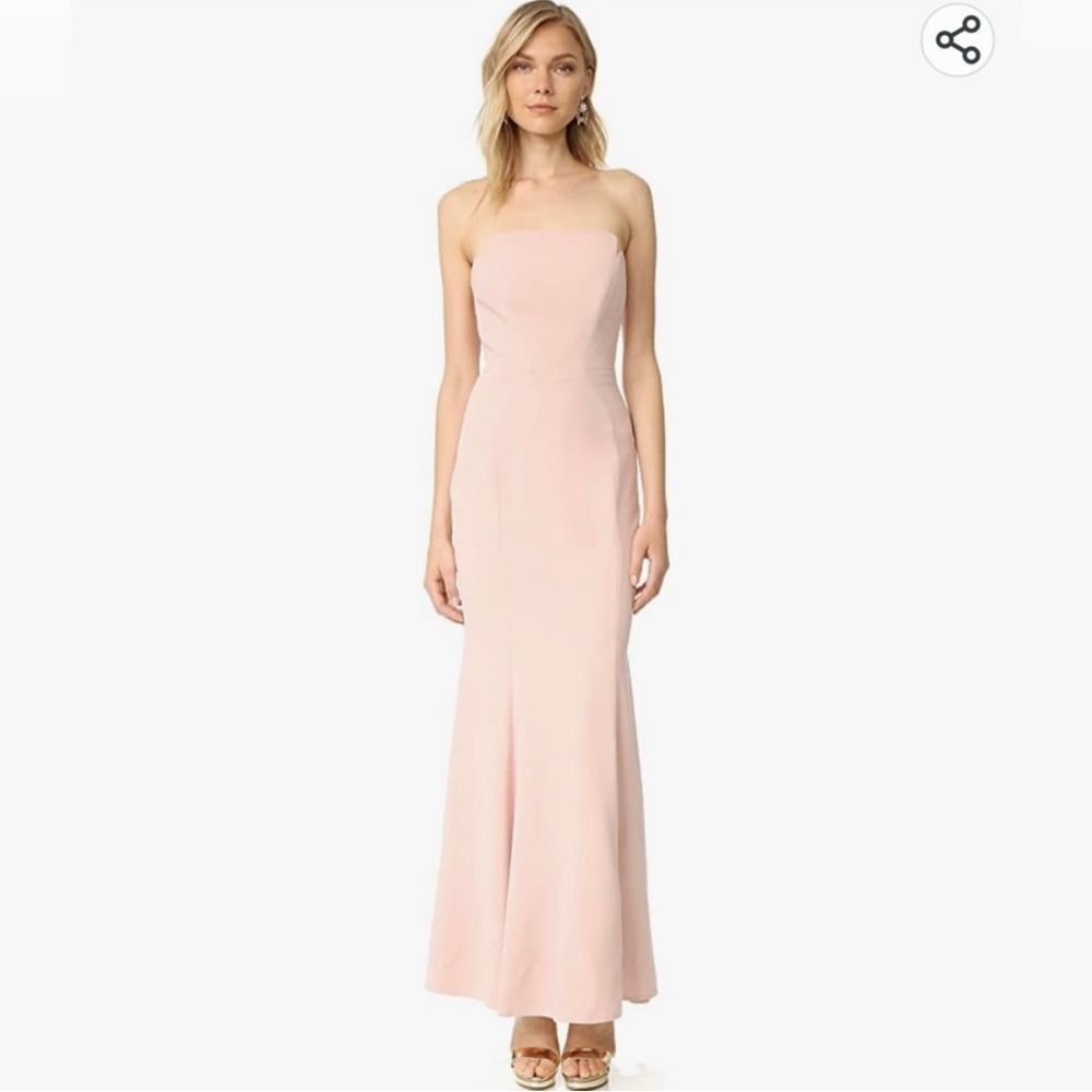 Jill Jill Stewart Academy Gown Pink Strapless Evening Gown Sz 0